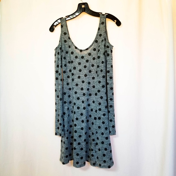 Urban Outfitters Gray & Black Polka Dot Dress! - Picture 3 of 7